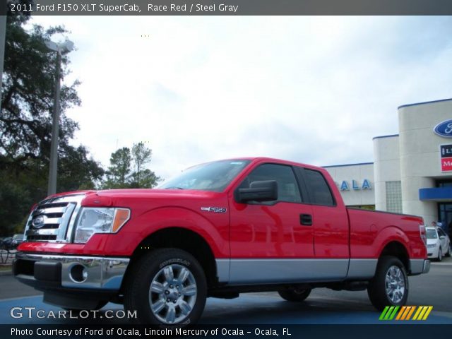 2011 Ford F150 XLT SuperCab in Race Red