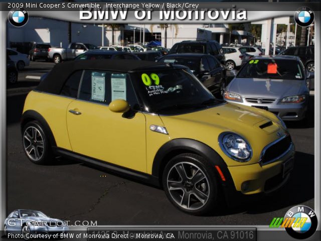2009 Mini Cooper S Convertible in Interchange Yellow