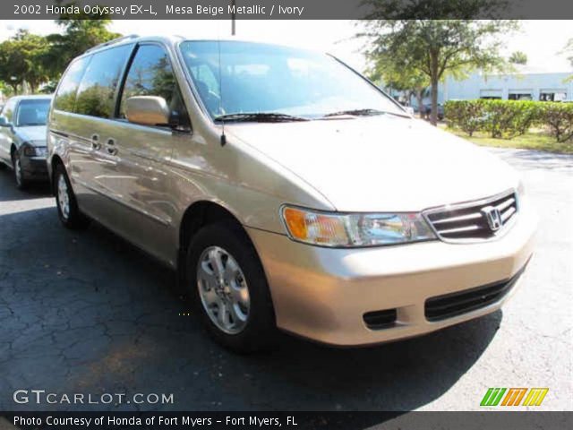 2002 Honda Odyssey EX-L in Mesa Beige Metallic