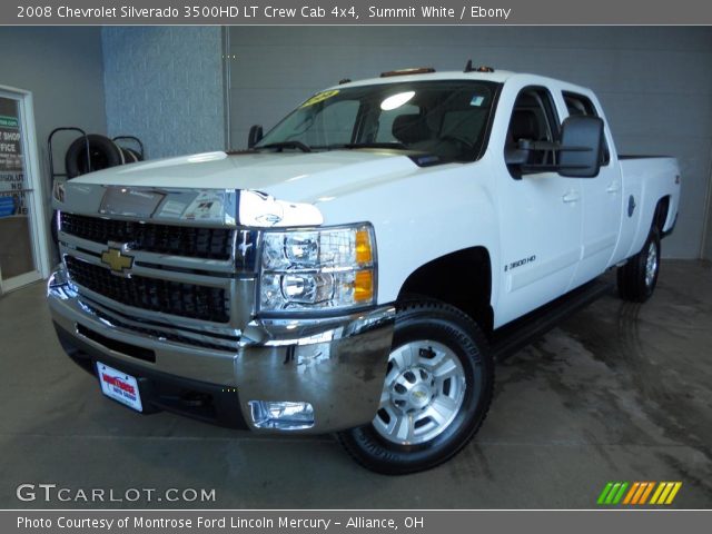 2008 Chevrolet Silverado 3500HD LT Crew Cab 4x4 in Summit White