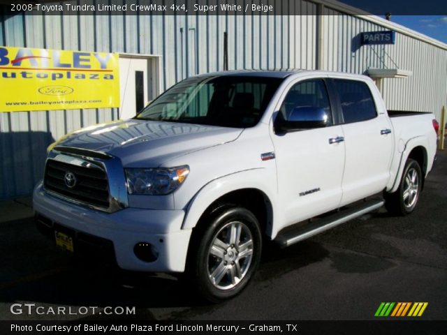 2008 Toyota Tundra Limited CrewMax 4x4 in Super White