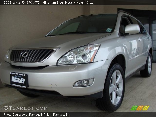 2008 Lexus RX 350 AWD in Millenium Silver Metallic