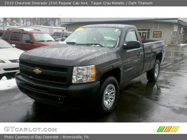 2010 Chevrolet Silverado 1500 Regular Cab 4x4 in Taupe Gray Metallic