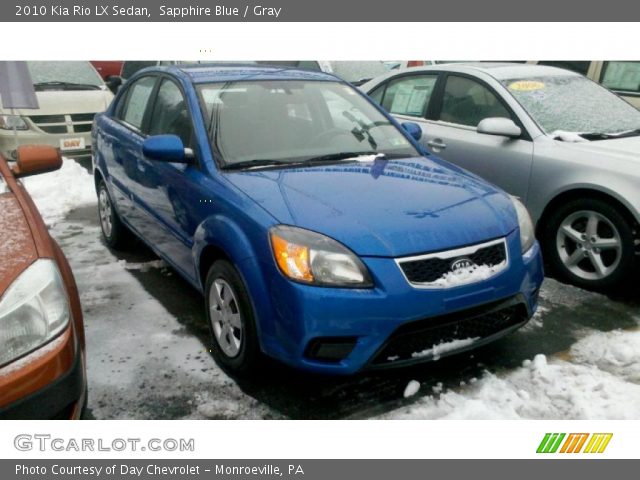 2010 Kia Rio LX Sedan in Sapphire Blue