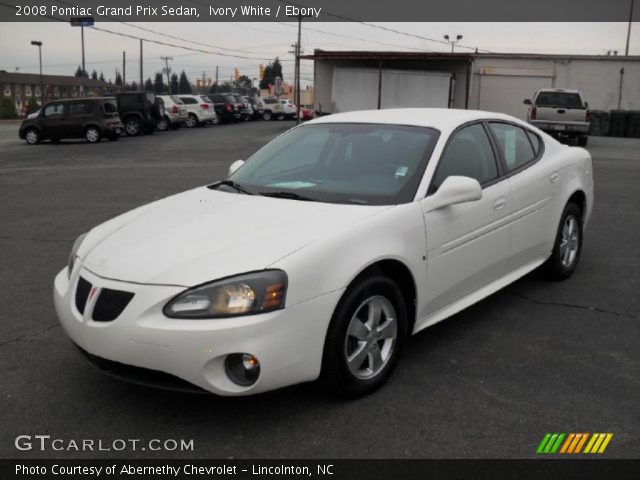 2008 Pontiac Grand Prix Sedan in Ivory White