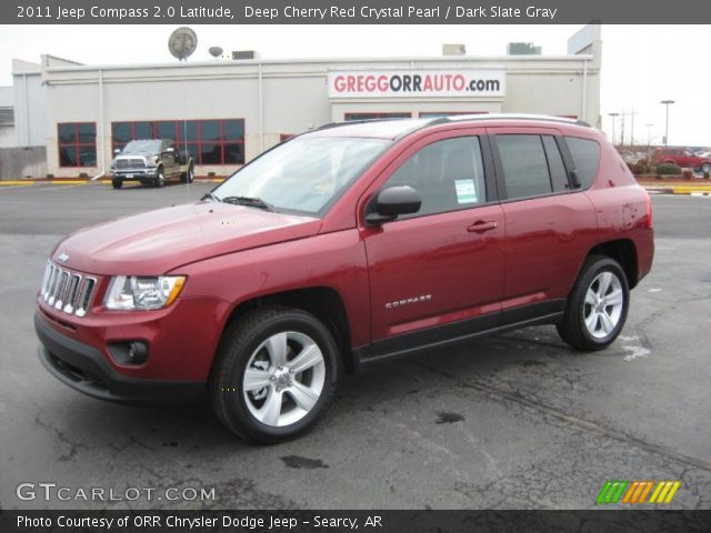 2011 Jeep Compass 2.0 Latitude in Deep Cherry Red Crystal Pearl