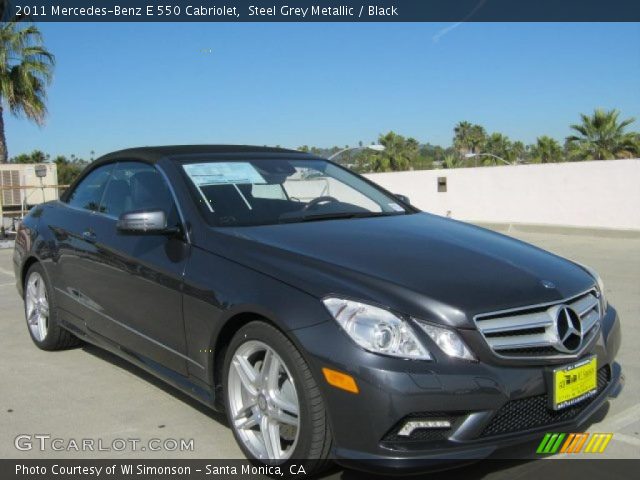 2011 Mercedes-Benz E 550 Cabriolet in Steel Grey Metallic
