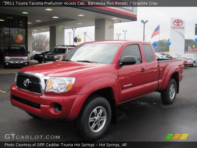 2011 Toyota Tacoma PreRunner Access Cab in Barcelona Red Metallic