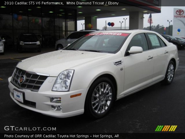 2010 Cadillac STS V6 Performance in White Diamond Tricoat