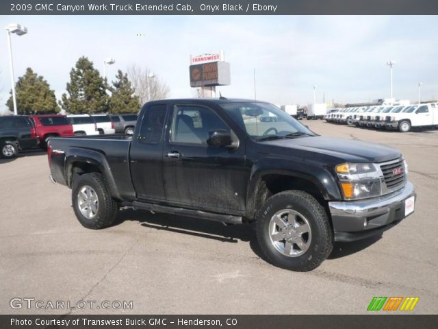 2009 GMC Canyon Work Truck Extended Cab in Onyx Black