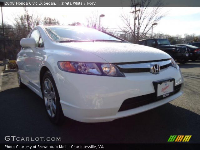 2008 Honda Civic LX Sedan in Taffeta White