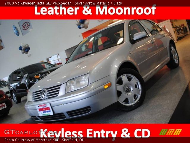 2000 Volkswagen Jetta GLS VR6 Sedan in Silver Arrow Metallic