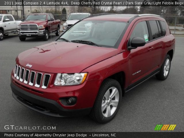 2011 Jeep Compass 2.4 Latitude 4x4 in Deep Cherry Red Crystal Pearl