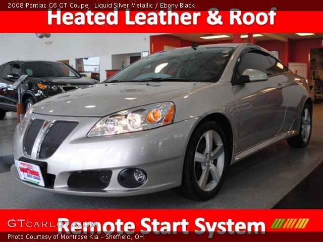 2008 Pontiac G6 GT Coupe in Liquid Silver Metallic