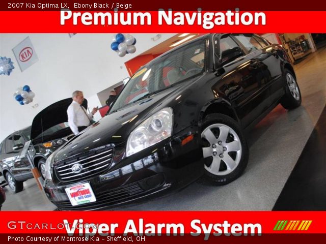 2007 Kia Optima LX in Ebony Black