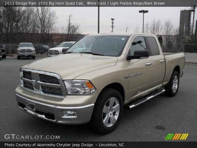 2011 Dodge Ram 1500 Big Horn Quad Cab in White Gold