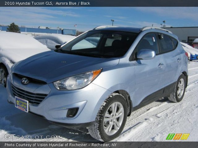 2010 Hyundai Tucson GLS in Aurora Blue