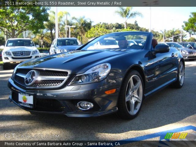 2011 Mercedes-Benz SL 550 Roadster in Steel Grey Metallic