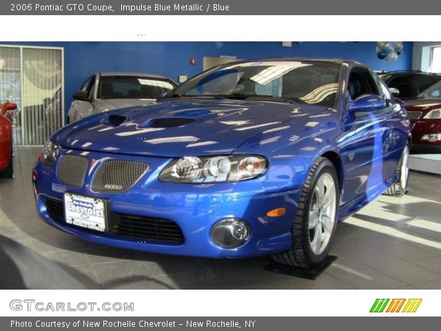 2006 Pontiac GTO Coupe in Impulse Blue Metallic