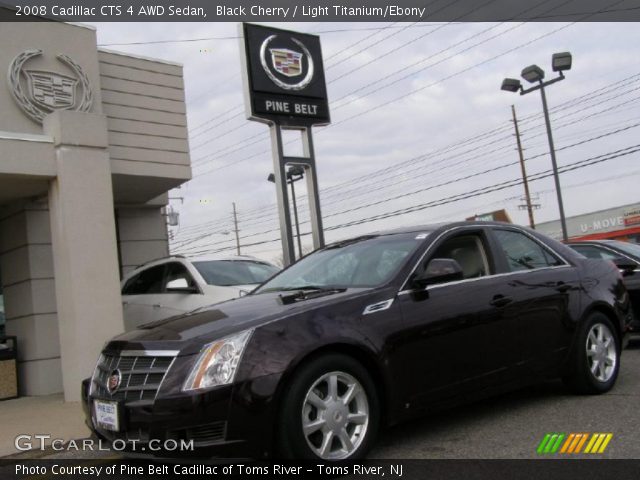 2008 Cadillac CTS 4 AWD Sedan in Black Cherry