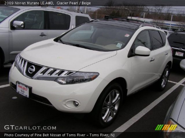 2009 Nissan Murano LE AWD in Glacier Pearl