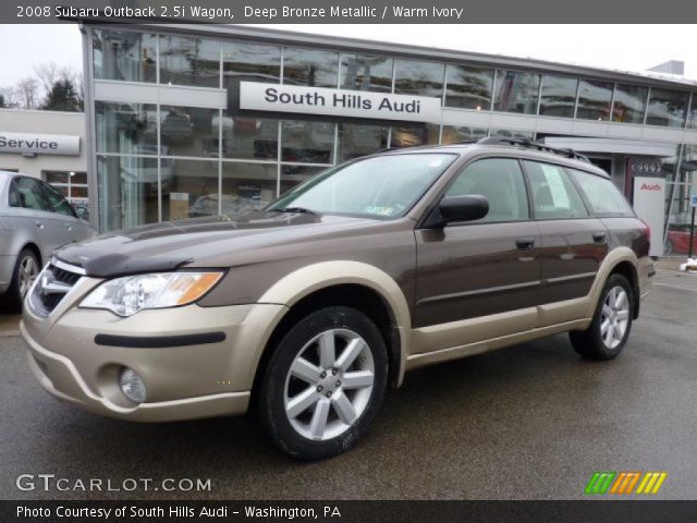 2008 Subaru Outback 2.5i Wagon in Deep Bronze Metallic