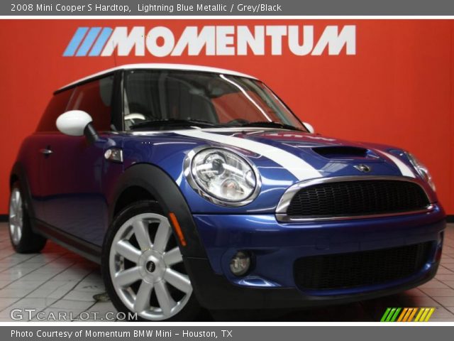 2008 Mini Cooper S Hardtop in Lightning Blue Metallic