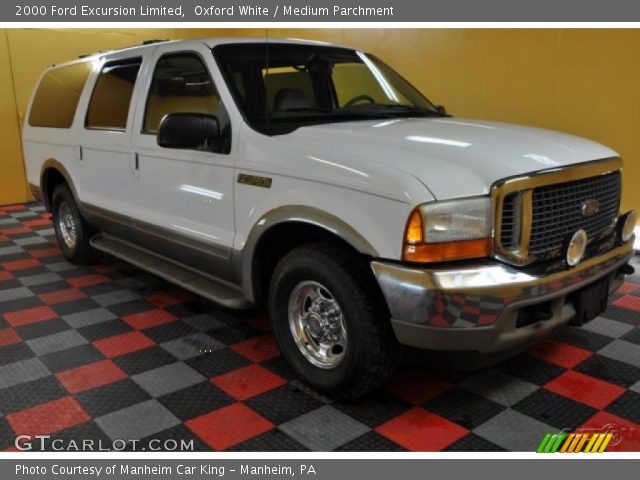 2000 Ford Excursion Limited in Oxford White