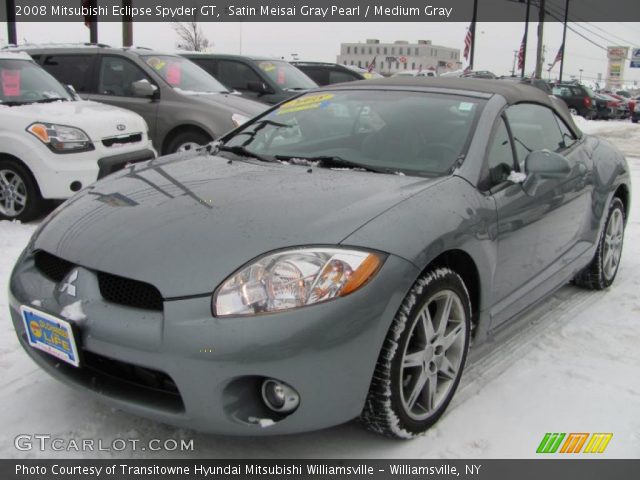 2008 Mitsubishi Eclipse Spyder GT in Satin Meisai Gray Pearl