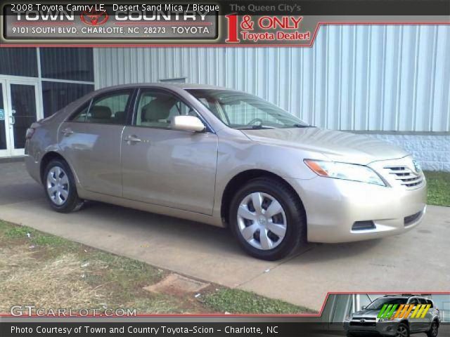 2008 Toyota Camry LE in Desert Sand Mica