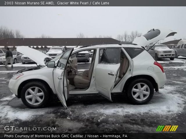 2003 Nissan Murano SE AWD in Glacier White Pearl