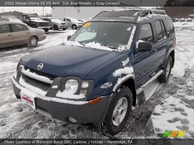 2002 Nissan Xterra XE V6 4x4 in Just Blue Metallic