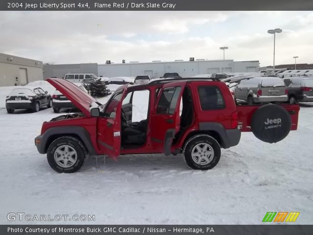 2004 Jeep Liberty Sport 4x4 in Flame Red