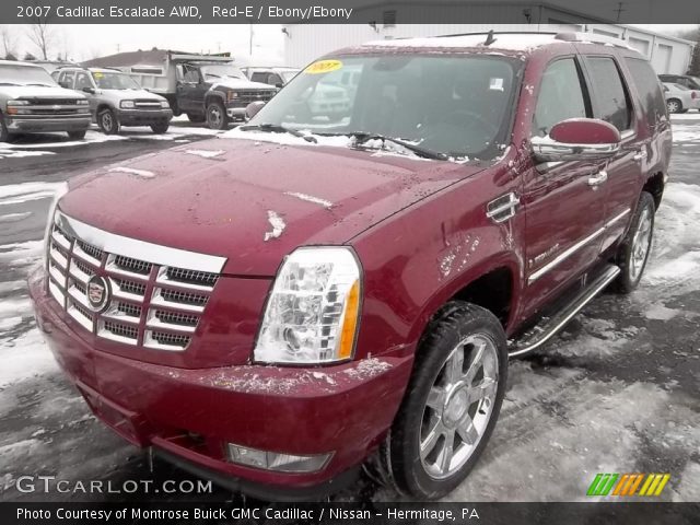 2007 Cadillac Escalade AWD in Red-E
