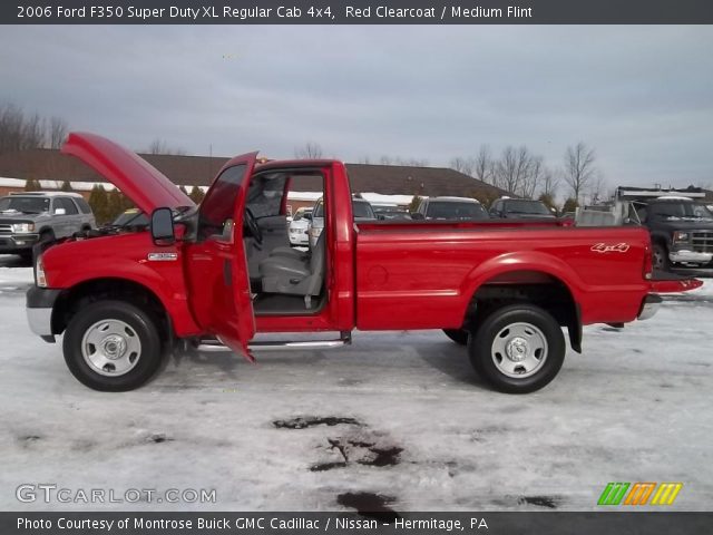 2006 Ford F350 Super Duty XL Regular Cab 4x4 in Red Clearcoat