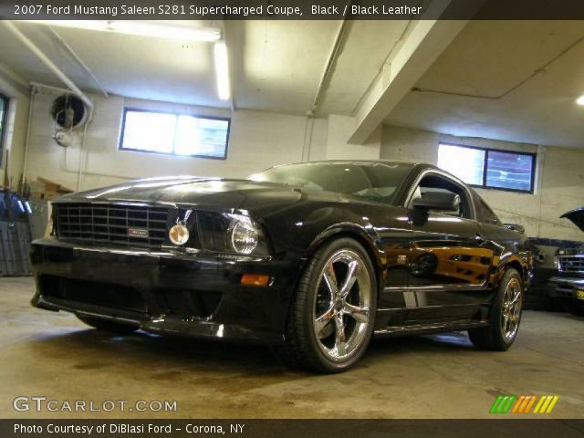 2007 Ford Mustang Saleen S281 Supercharged Coupe in Black