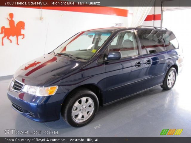 2003 Honda Odyssey EX in Midnight Blue Pearl