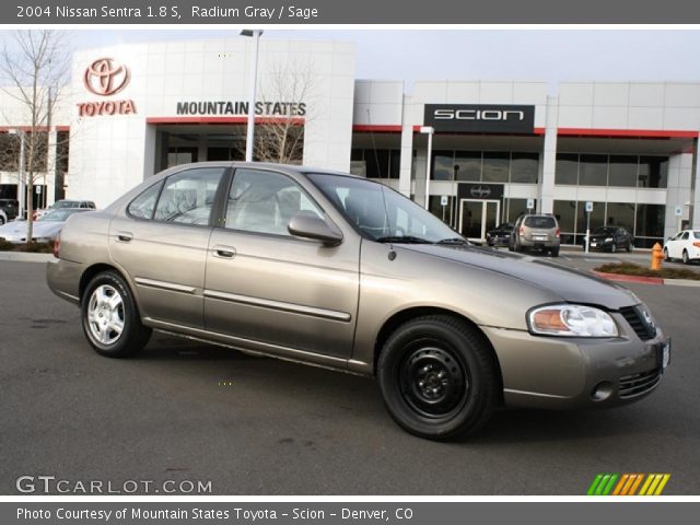 2004 Nissan Sentra 1.8 S in Radium Gray