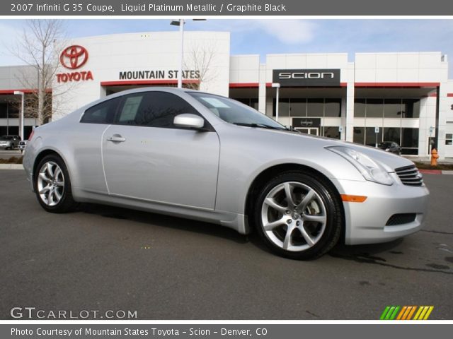 2007 Infiniti G 35 Coupe in Liquid Platinum Metallic