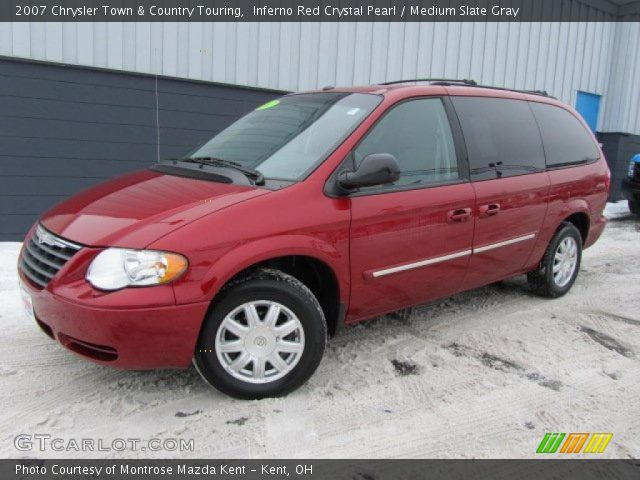 2007 Chrysler Town & Country Touring in Inferno Red Crystal Pearl