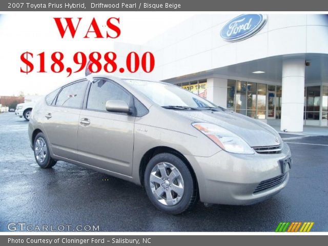 2007 Toyota Prius Hybrid in Driftwood Pearl