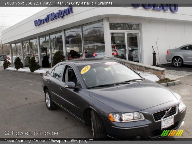 2008 Volvo S60 2.5T AWD in Titanium Gray Metallic