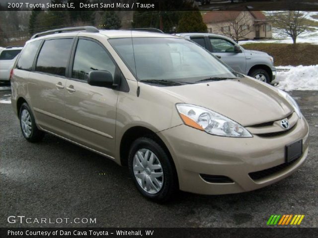 2007 Toyota Sienna LE in Desert Sand Mica