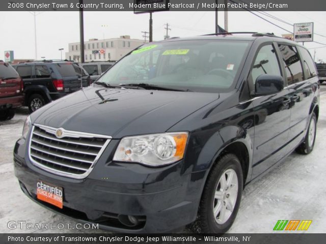 2008 Chrysler Town & Country Touring in Modern Blue Pearlcoat