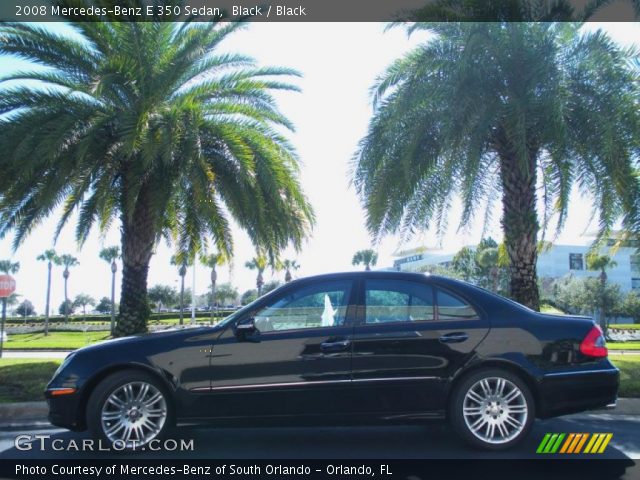2008 Mercedes-Benz E 350 Sedan in Black