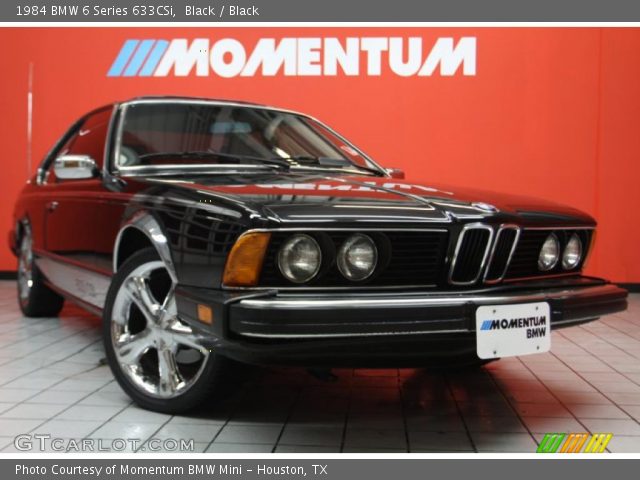 1984 BMW 6 Series 633CSi in Black