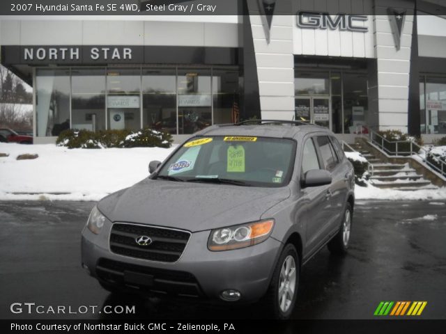 2007 Hyundai Santa Fe SE 4WD in Steel Gray