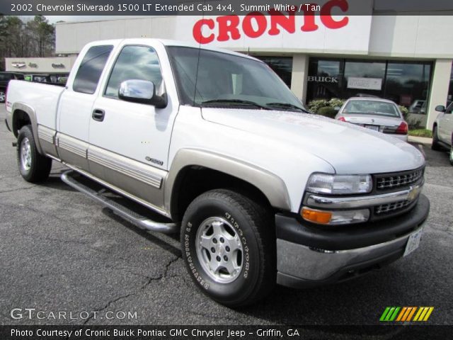 2002 Chevrolet Silverado 1500 LT Extended Cab 4x4 in Summit White