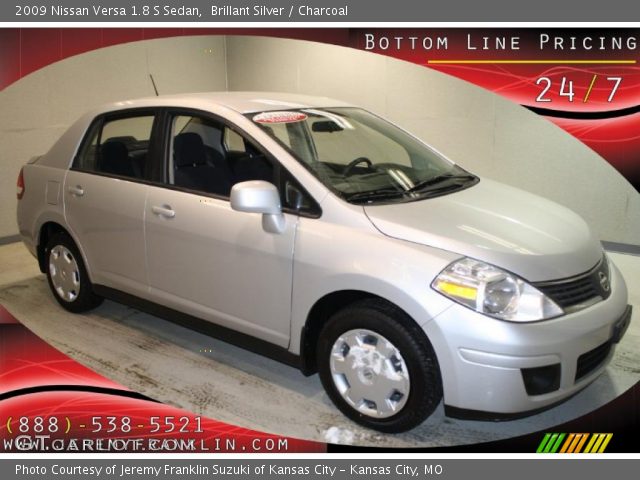 2009 Nissan Versa 1.8 S Sedan in Brillant Silver