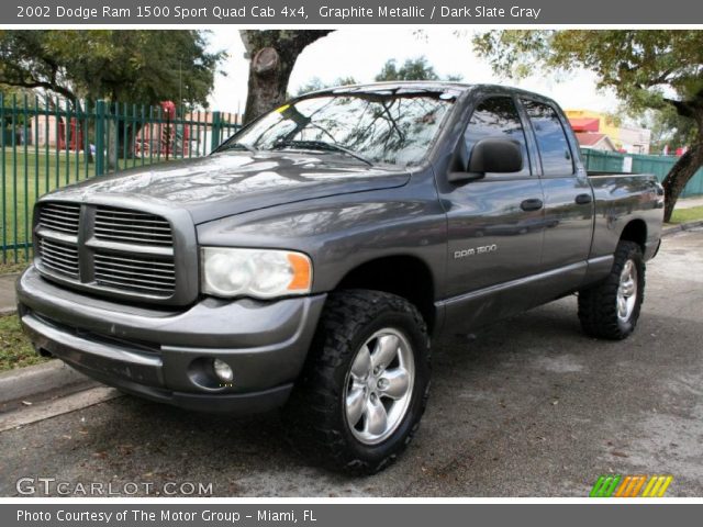 2002 Dodge Ram 1500 Sport Quad Cab 4x4 in Graphite Metallic